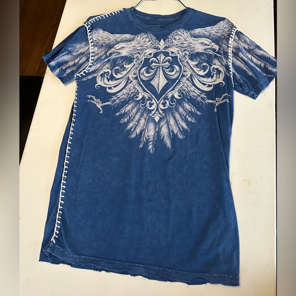 Affliction Other - Affliction Men’s tee shirt sz Large L blue